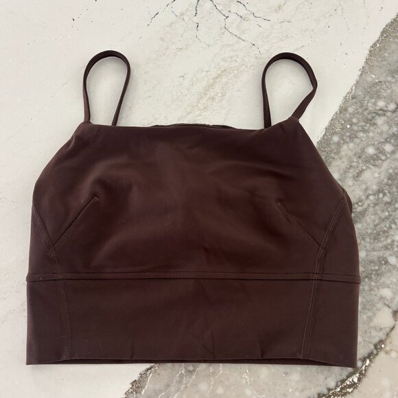 Lululemon Wunder Train Strappy Tank Top Espresso - Picture 4 of 7